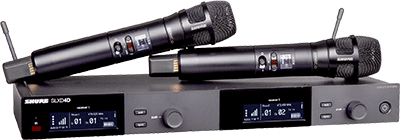 Shure SLZD24D with Nexadyne 8/C and 8/S 