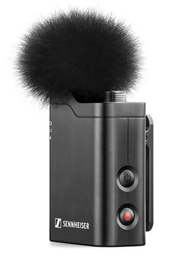 Profile Wireless is fitted with a thread mount for creator accessories, a connector for an external lavalier microphone, and 16 GB of internal recording memory