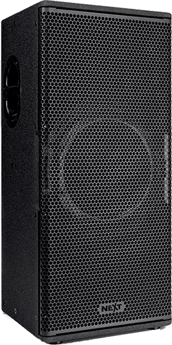 SP12, a high-output, full-range, three-way point-source loudspeaker