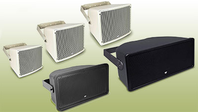 WFS range of outdoor projector loudspeakers 