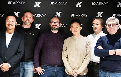 K-array partners with Audio Brains for Japan support