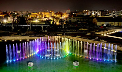 Palermo Marina Yachting Park's Marina Fountain