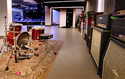 Marshall Studios' live space can be used for live recordings, performances and industry events