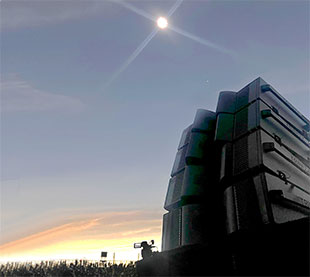 PK Sound Robotic Array shines at Eclipse Day event