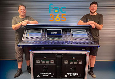 fac365 adds DiGiCo Quantum 338 desks