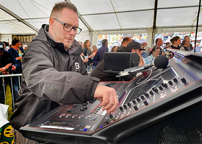 James Thompson tries Quantum 225 for T&B Events