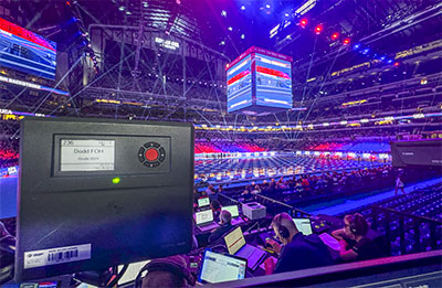 Riedel comms at US Olympic Swimming Team Trials