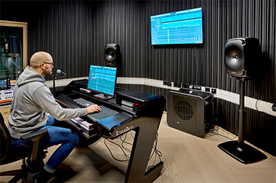 The recording studio at Lumit 