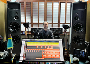 Roni Size in his Bristol studio