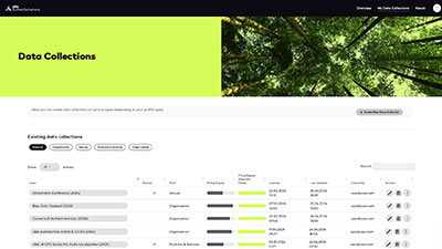 SustainSymphony data collection