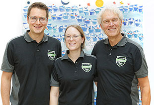 Maximilian Blanck, Marie-Kathrin Huber and Rainer Blanck