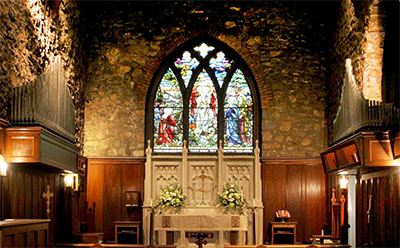 St. Luke’s Episcopal Church has DPA’s 4006A Omnidirectional Mic pointed up the middle of the chancel; 2006 Twin Diaphragm Mics for ambient capture and 4097 Choir Mics hung above the two opposing sides of the choir