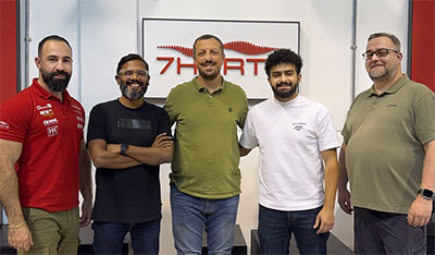 7Hertz team members (left to right): Rami Bou Hadeer, John Sujay, Chadi El Masri, Rabih El Masri, John Parkhouse