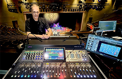 FOH engineer Frank Trzaskowski,