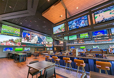 Gridiron Sportsbar, the largest sports viewing bar in Oklahoma