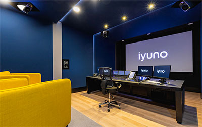 One of the 7.1.4 Dolby Atmos HE Mixing Rooms at Iyuno%u2019s Berlin Moabit facility