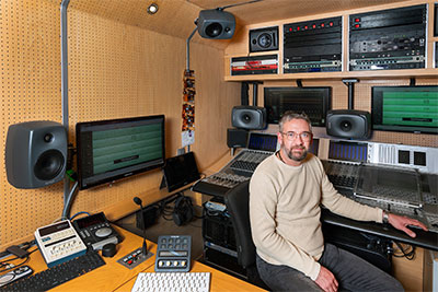 KeuleSound owner Martin Staffe in the company’s upgraded immersive OB truck