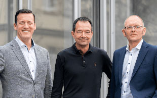 Craig Newbury, Wolfgang Salzbrenner and Markus Maschke