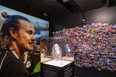 The FC St. Pauli Museum in Hamburg features a 7.1 loudspeaker system based around Genelec 8010 studio loudspeakers