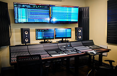 Audient ASP8024-HE console is the centre of a new on-site recording lab to support a new audio technology programme