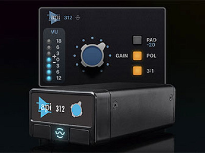API 312 Sepia API 312 digitally-controlled mic preamp module
